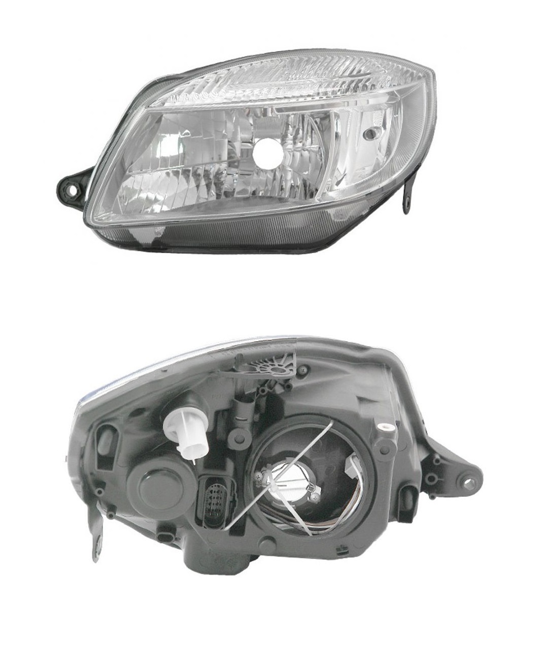 ФАРА ФАРА ПЕРЕДНЯЯ SKODA FABIA 2 07-10 H4 ЛЕВ. СТОРОНА