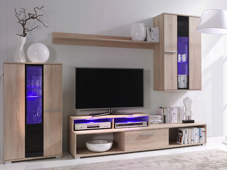 Oświetlenie LED RGB do półek szklanych 1 pkt. Długość 2 m