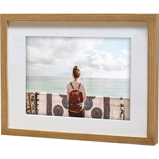 

Rama Drewniana Dębowa 3D 18x24 Passe Partout 13x18
