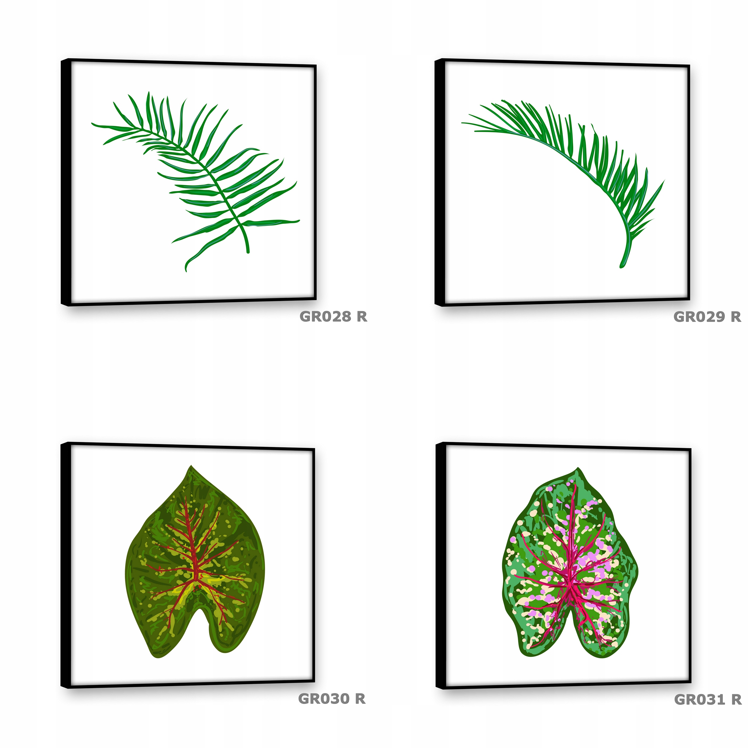 Obrazy na płótnie 50x50 Obraz Nowoczesny MONSTERA Format kwadratowy