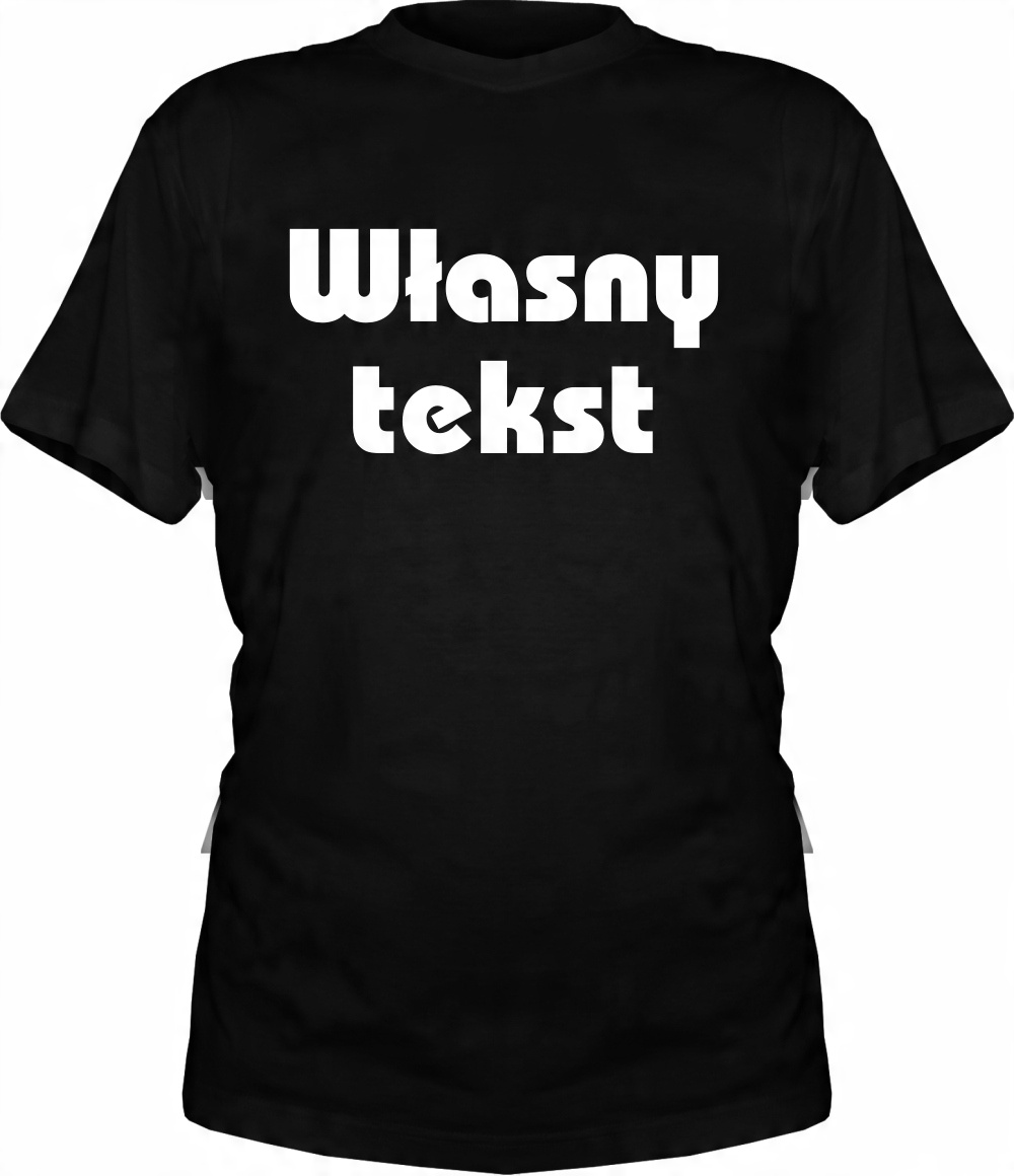 

Koszulka koszulki z Własnym Napisem Nadrukiem S