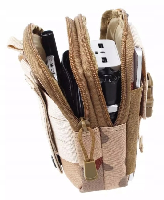 SASZETKA WOJSKOWA BIODRÓWKA NERKA KHAKI PIASKOWY Płeć mężczyzna