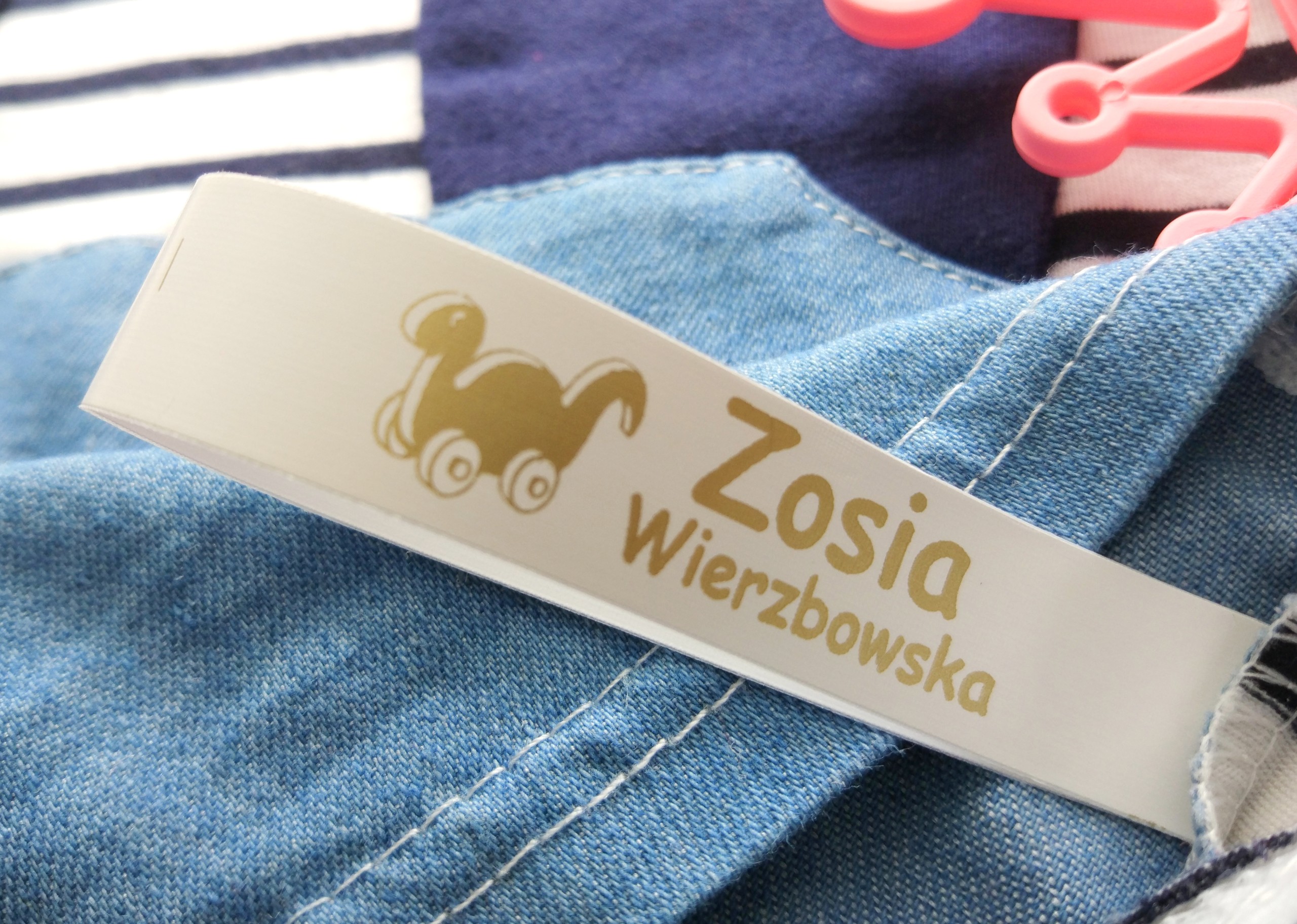 WSZYWKI NYLONOWE IMIENNIKI METKI Z IMIENIEM GUGUBA Kolor inny