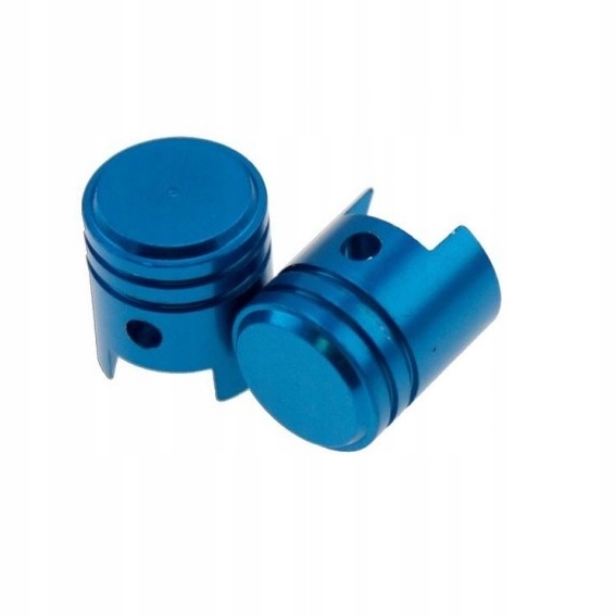 Nakrętki na wentyle TŁOK NIEBIESKI