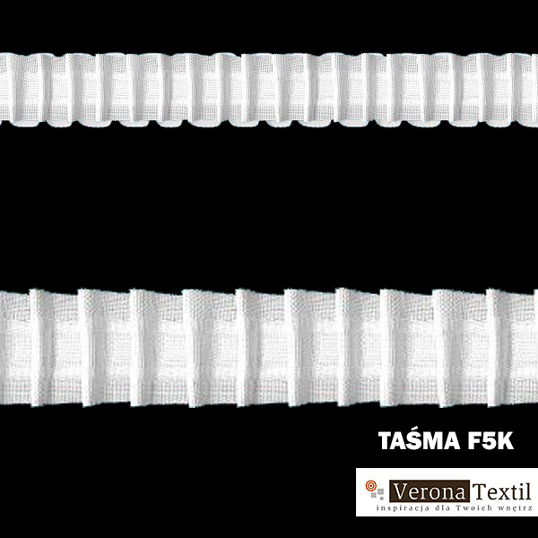 TAŚMA MARSZ.2,5 CM F5K OŁÓWEK BAWEŁNA DO FIRAN MB Marka inna