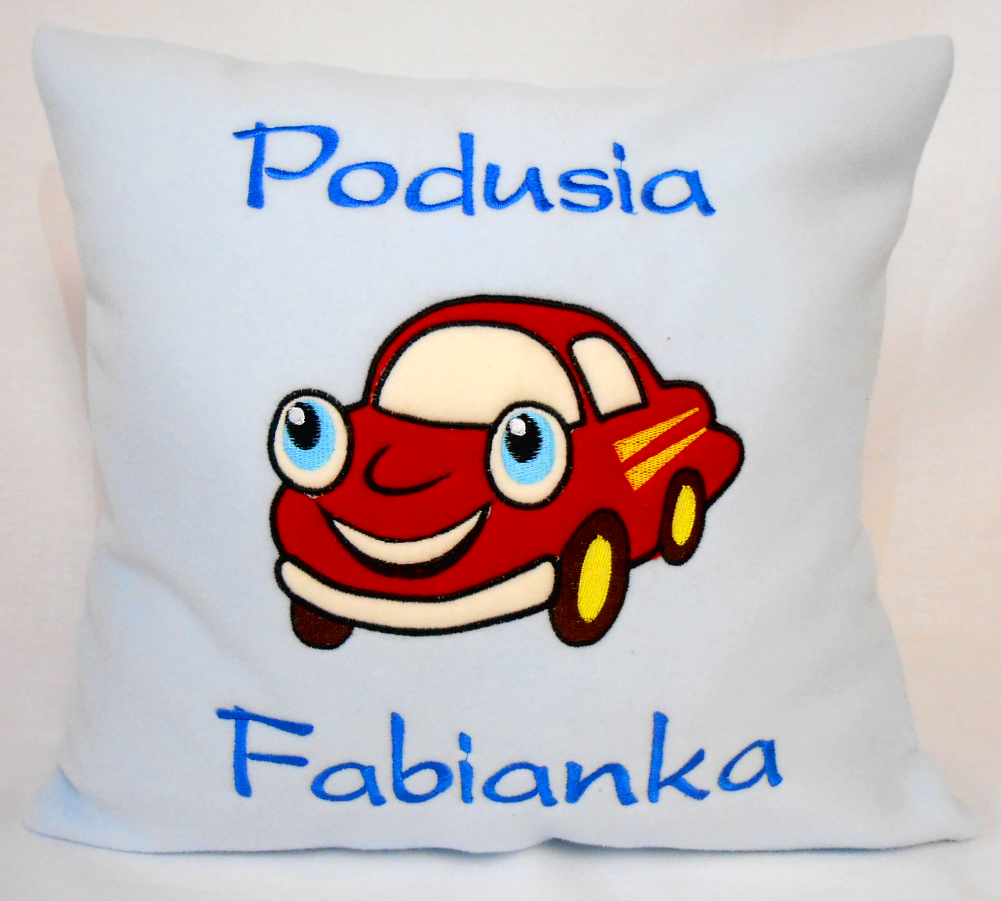 ! PODUSZKA z IMIENIEM dziecka jasiek HAFT prezent Bohater inny