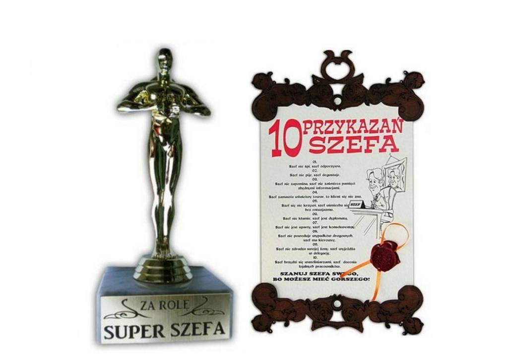 

Statuetka Dla Szefa Szef Dyplom
