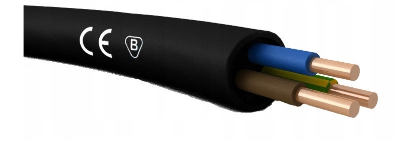 

Kabel ziemny miedziany Yky 3x1,5 na metry Polski