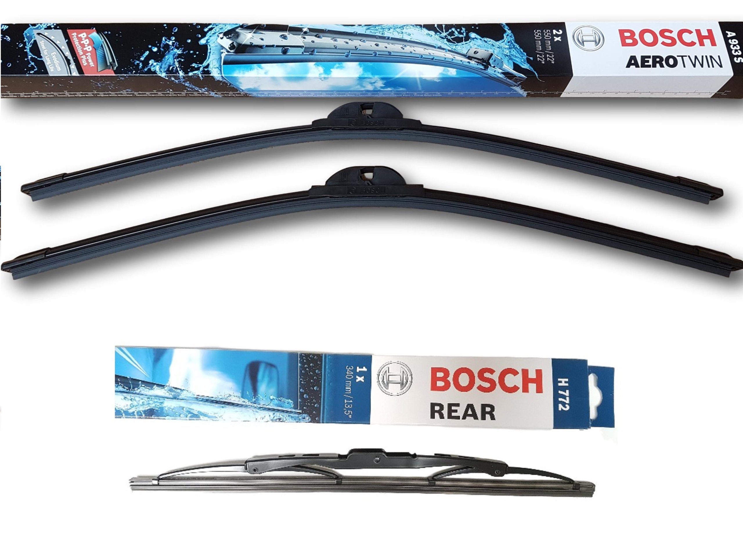 

Bosch Wycieraczki Przód+tył Audi A4 Avant (8E5,B6)