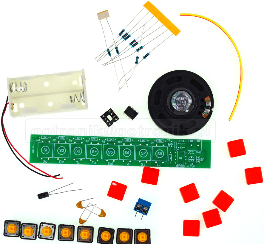 

Elektroniczne organy organki NE555 - DIY__ELEK-144