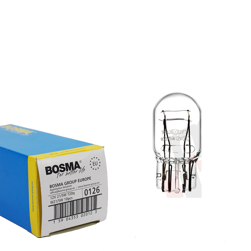 

Bosma Żarówka 12V 21/5W W21/5W T20 0126 1szt