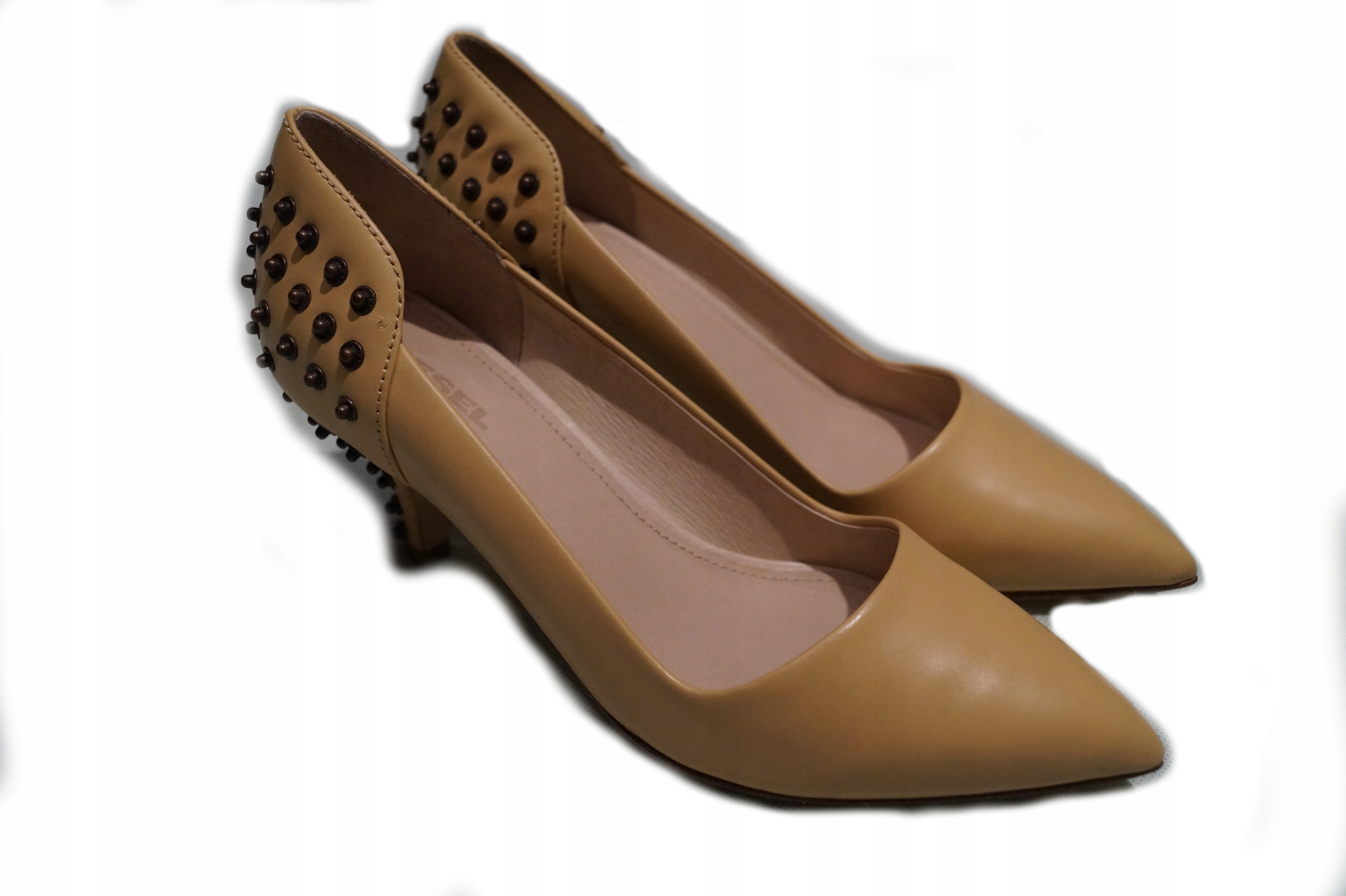 DIESEL MISS RIVET Szpilki Damskie Beżowe Rozm 36 • Cena, Opinie ...