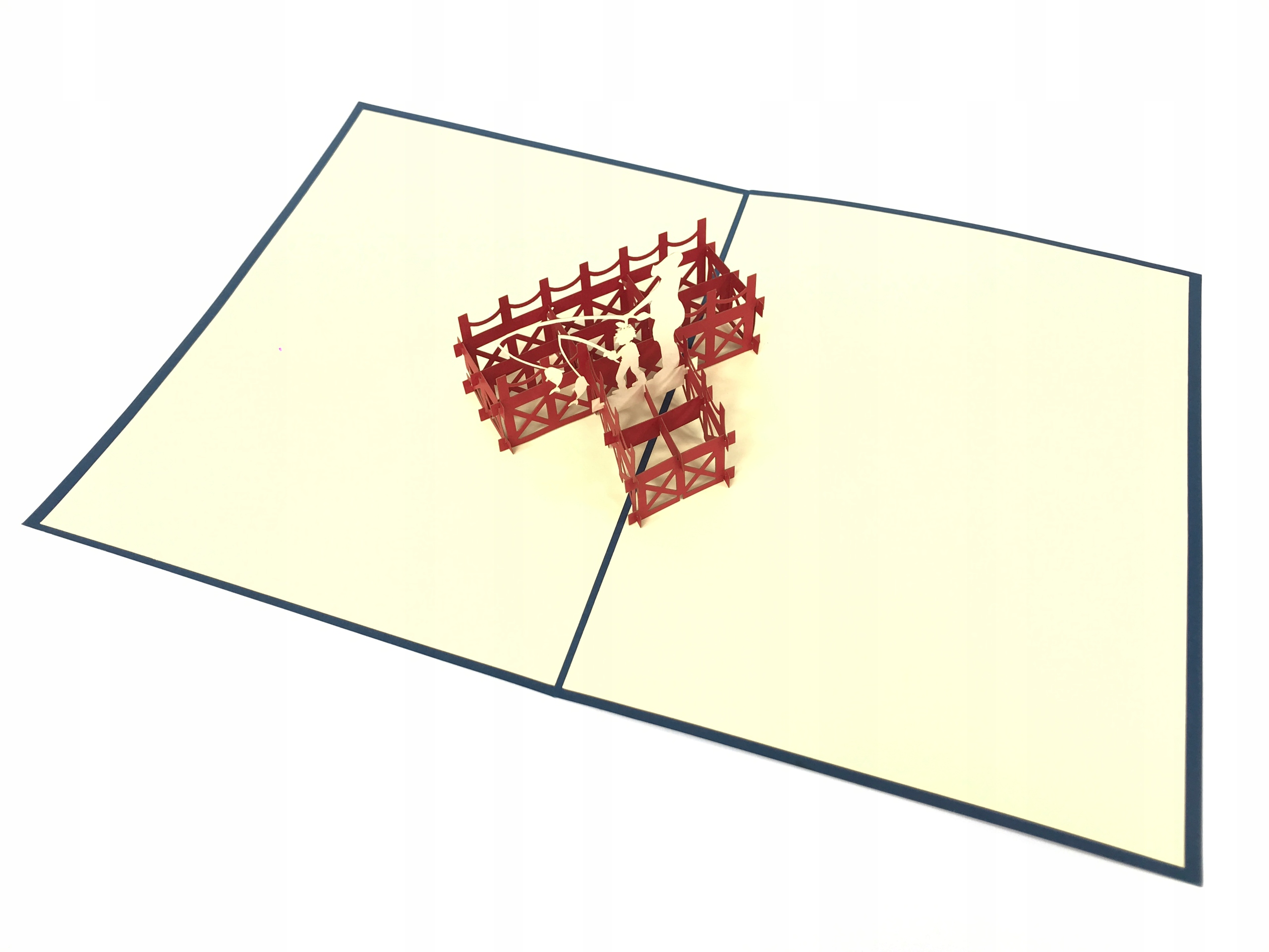 Wędkowanie, Kartka 3d Tata z Synem, Dzień Ojca