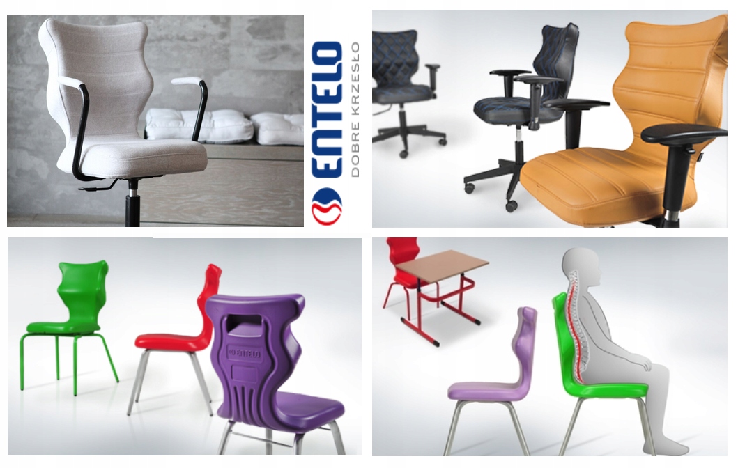 Krzesło obrotowe Entelo Petit Visto Podnóżek r.3 Kolekcja PETIT