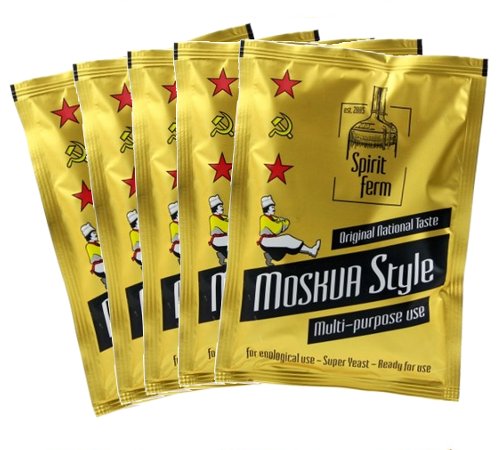 Drożdże gorzelnicze Moskva Style Moskwa 20% 5 SZT