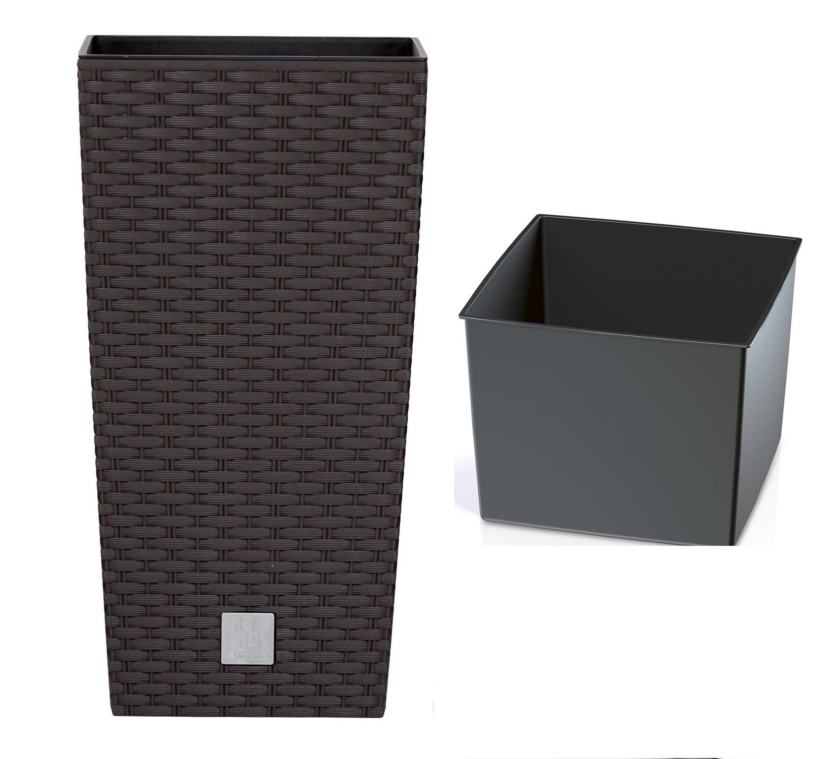 

Doniczka z wkładem Rattanowa 20 x h38cm Donica