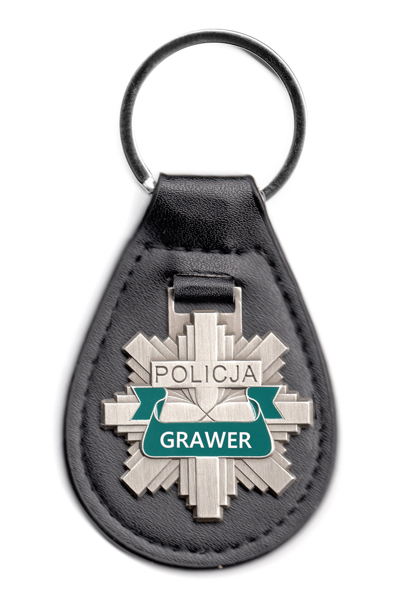 

Brelok Policja Z Grawerem Gwiazda Blacha Odznaka