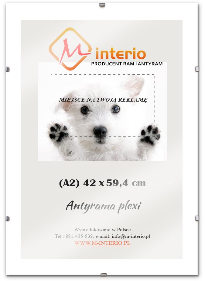 

Antyrama A2 42x59,4 59,4x42 cm, Ramka, Obraz, Fv!