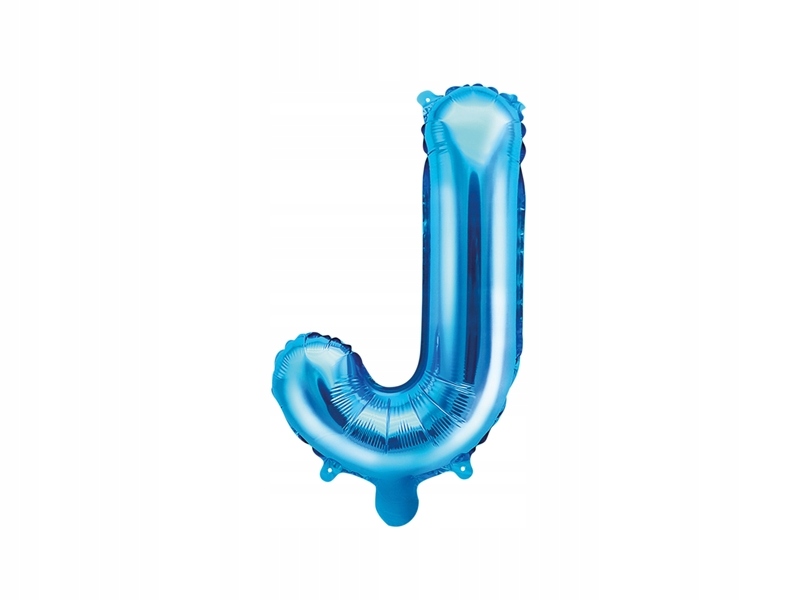 

Balon foliowy Litera "j" 35cm, niebieski