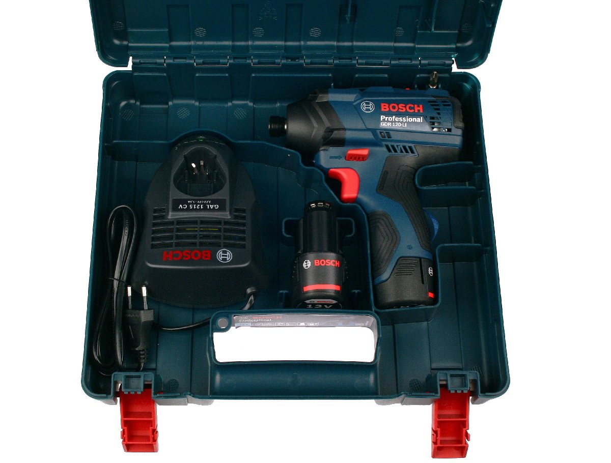 Klucz udarowy Bosch 06019F0001 12 V Pojemność akumulatora 2 Ah