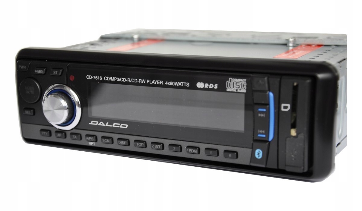 Автомобильный радиоприемник CD MP3 USB SD BLUETOOTH 4 x 60w порты AUX мини-джек RCA Sub-out (сабвуфер) USB