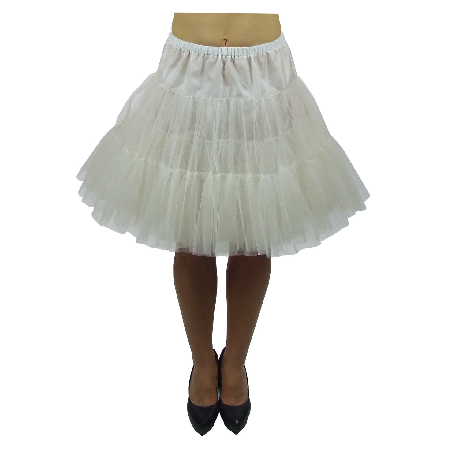 

Halka tiul ecru petticoat 50cm pin-up spódnica.