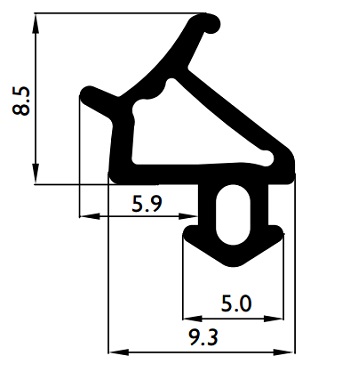 Uszczelki do okna okien okienne UNIWERSALNE Kod producenta S-1530