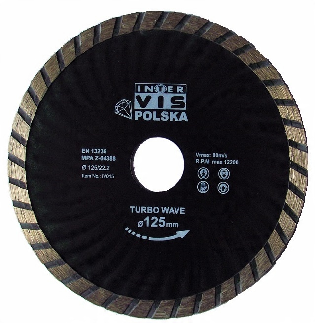

Tarcza Do Betonu Diamentowa Inter-vis 125 MM Turbo