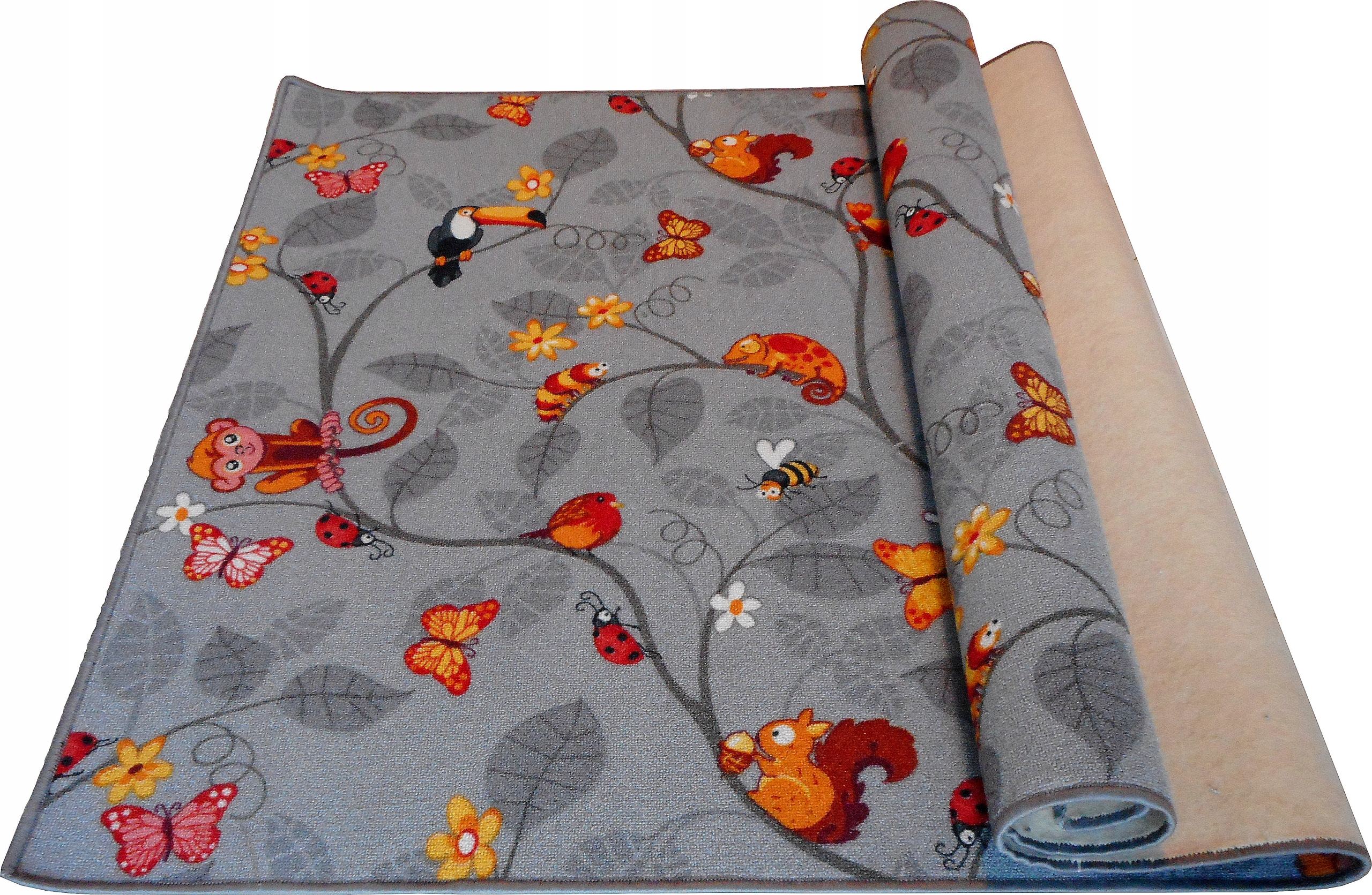 

Dywan Mata Do Zabawy Drogi Miasto 100x200 Popiel