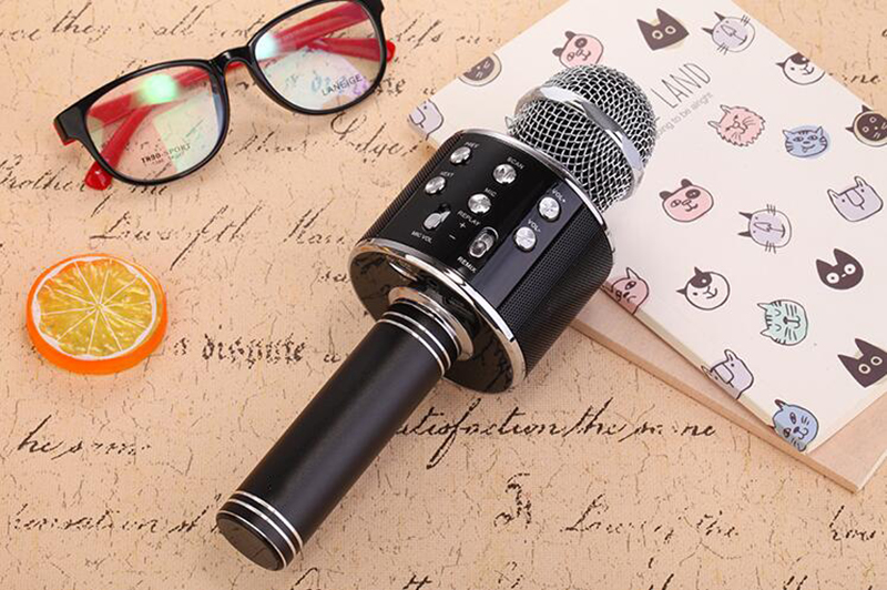MIKROFON BEZPRZEWODOWY KARAOKE GŁOŚNIK BLUETOOTH Kod producenta AMS-100