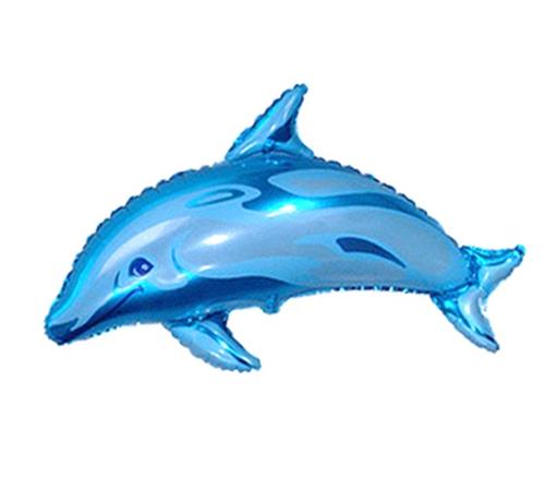 

Balon Foliowy urodziny delfin niebieski 14"FX