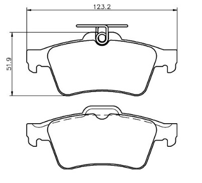 Колодки гальмівне Tył FORD Focus II III Mk2 Mk3 ATP Виробник запчастини ATP foto 1