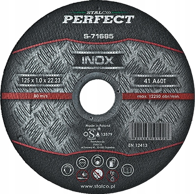 

Tarcza Do Nierdzewki 125x1,0 Perfect S-71685