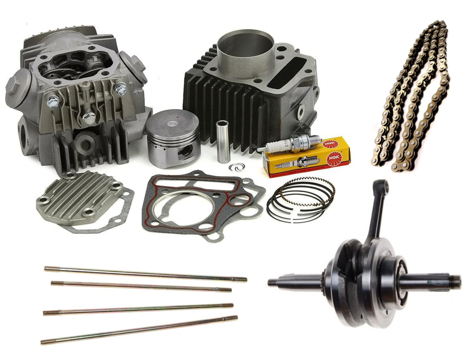 CzGiW_110 - Циліндр вал ланцюга шпильки 110cc 139 FMB ZIPP