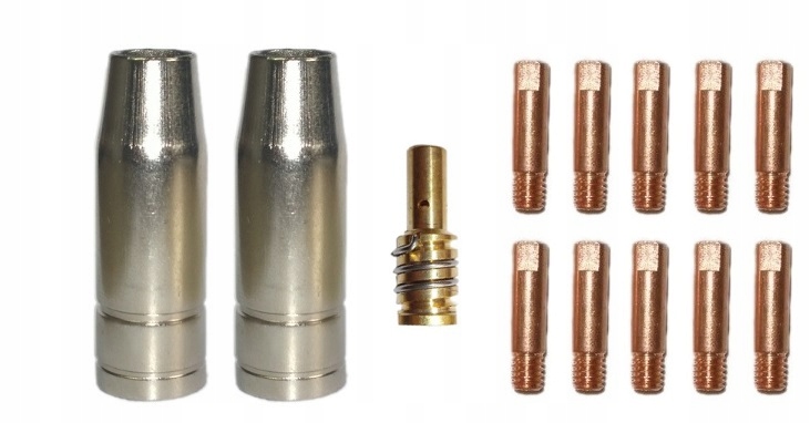 

Zestaw Części Migomat MB14 1,0mm Dysze Końcówki