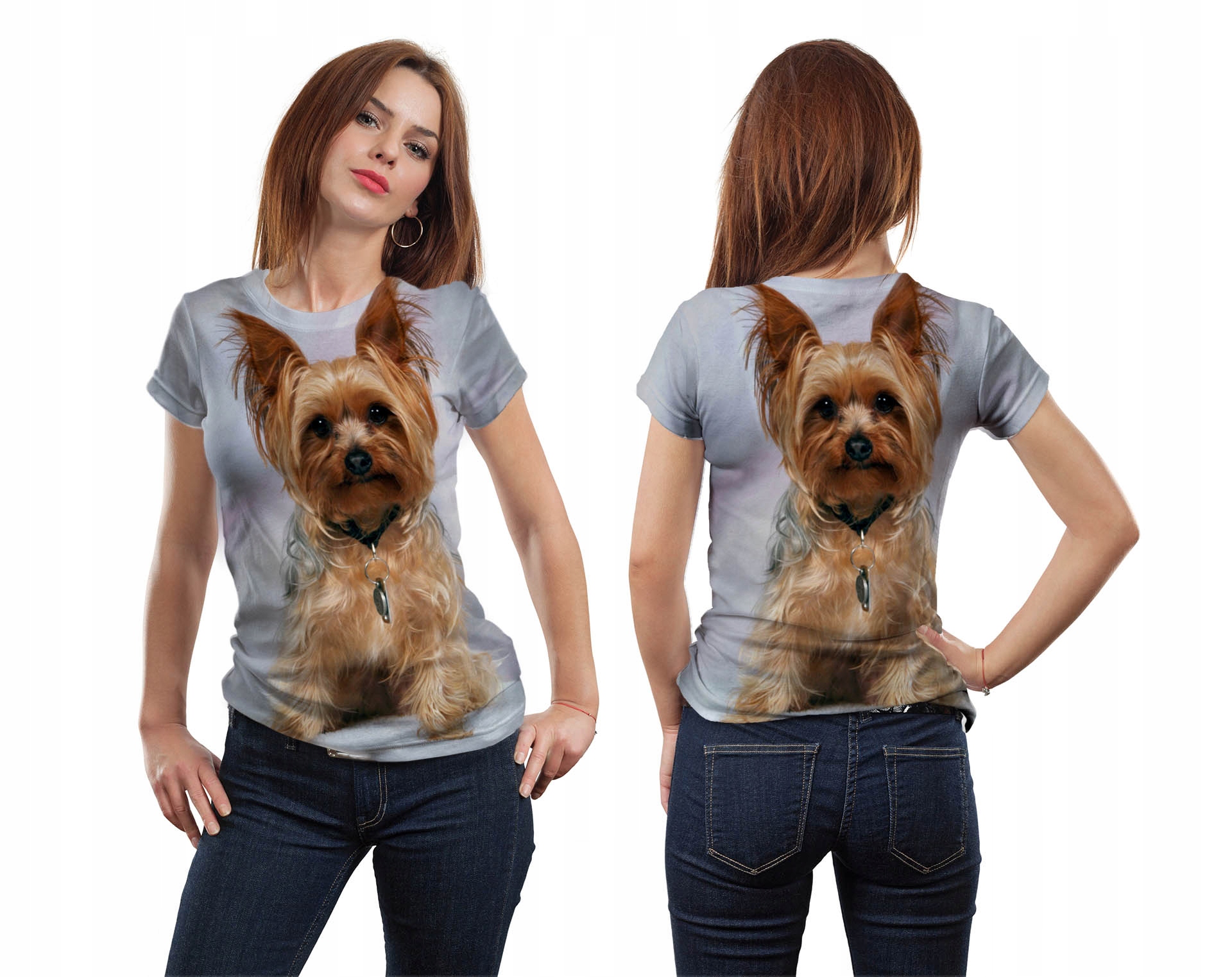 

Koszulka Full Print T-shirt Piesek York S Trwała
