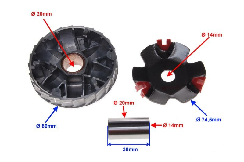 WARIATOR TUNING SKUTERY 4T QUEST VAPOR KINGWAY Producent Wilmat