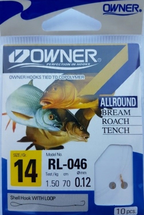 

Haczyki Z Przyponem Owner RL046 Iseama 4 0.20mm