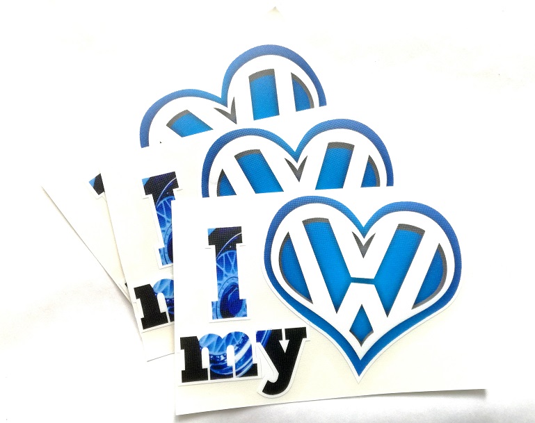 

I Love My Volkswagen sticker naklejka