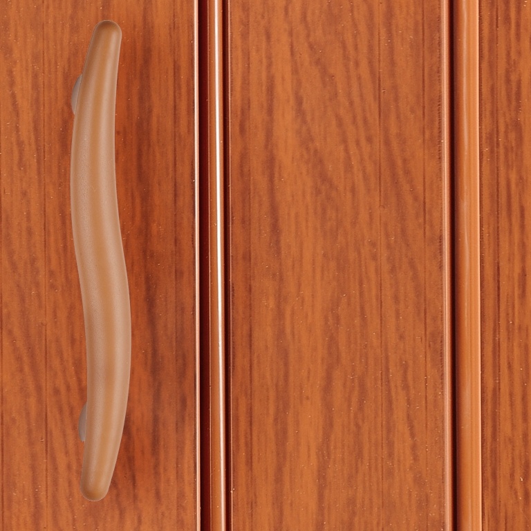 DRZWI HARMONIJKOWE ST3 BIAŁY DĄB 83 CM Strona uniwersalne