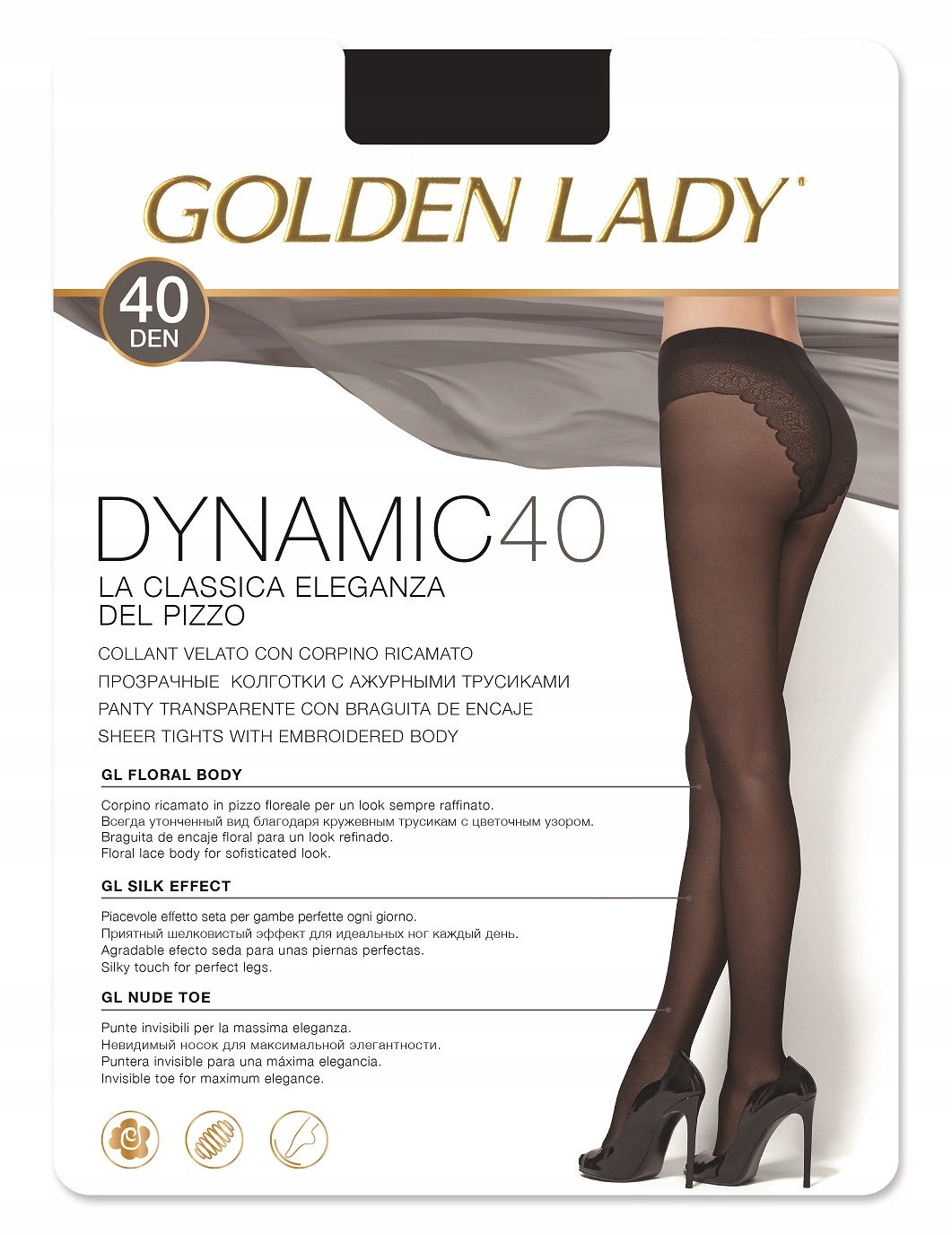 

Rajstopy Golden Lady Dynamic 40 den rom.3/M