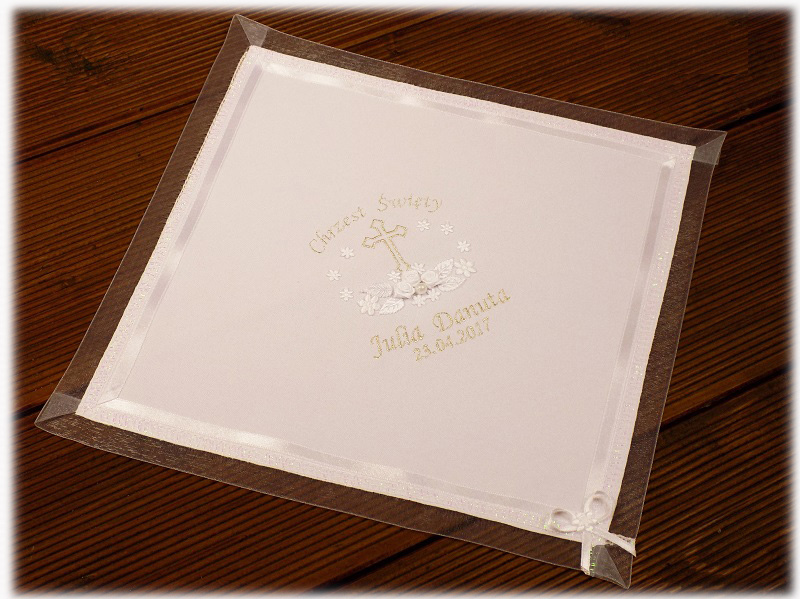 BIAŁA SZATKA DO CHRZTU NA CHRZEST Marka bez marki