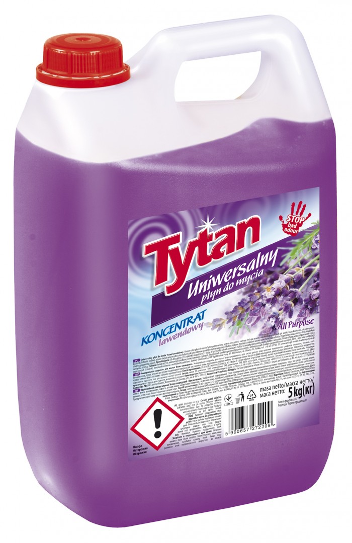 

Tytan Gęsty Płyn Uniwersalny 5L Lawendowy!