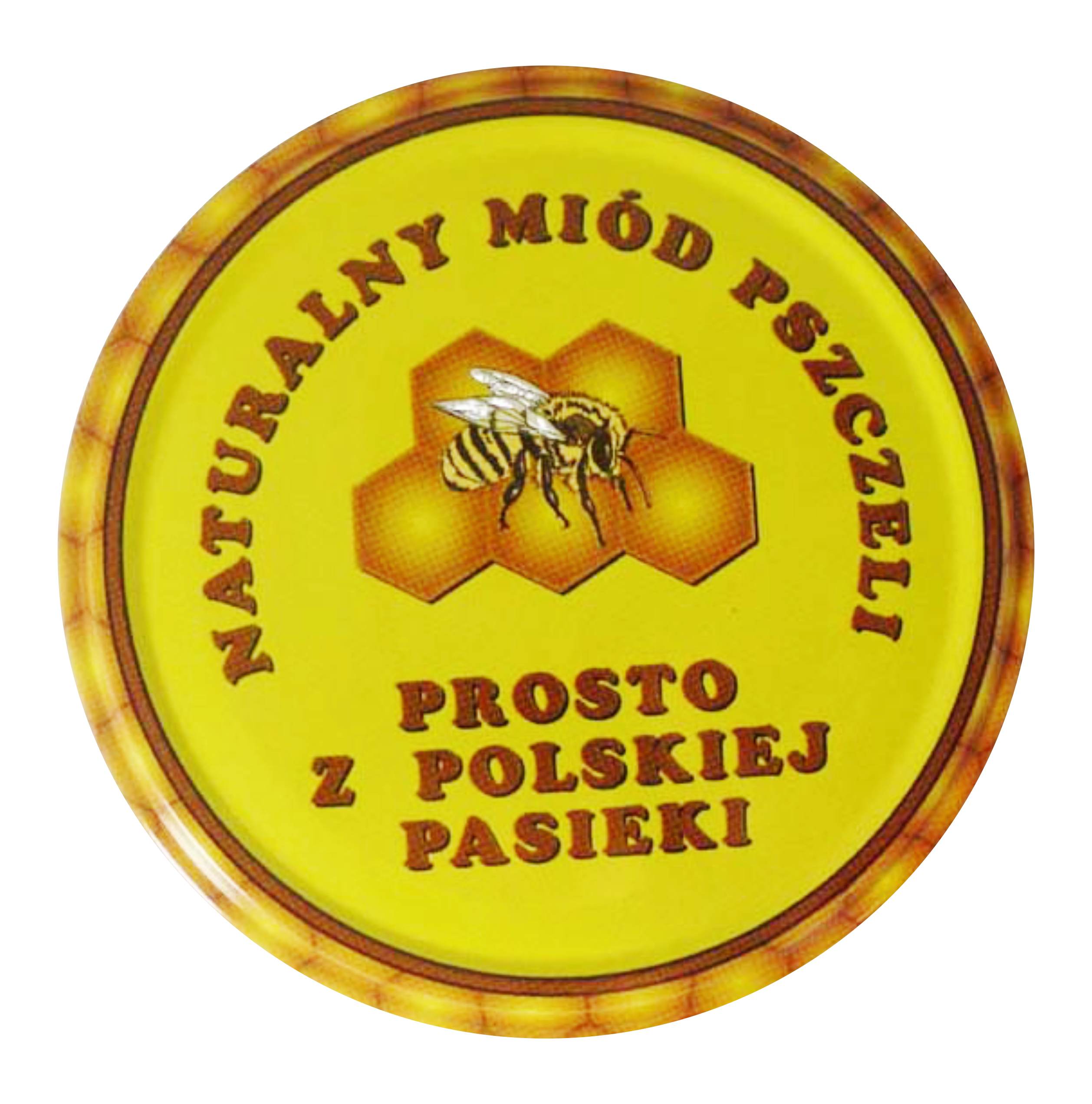 

Wieczka, Zakrętka Pszczoła Fi 66 -wzór 2- 10 szt.