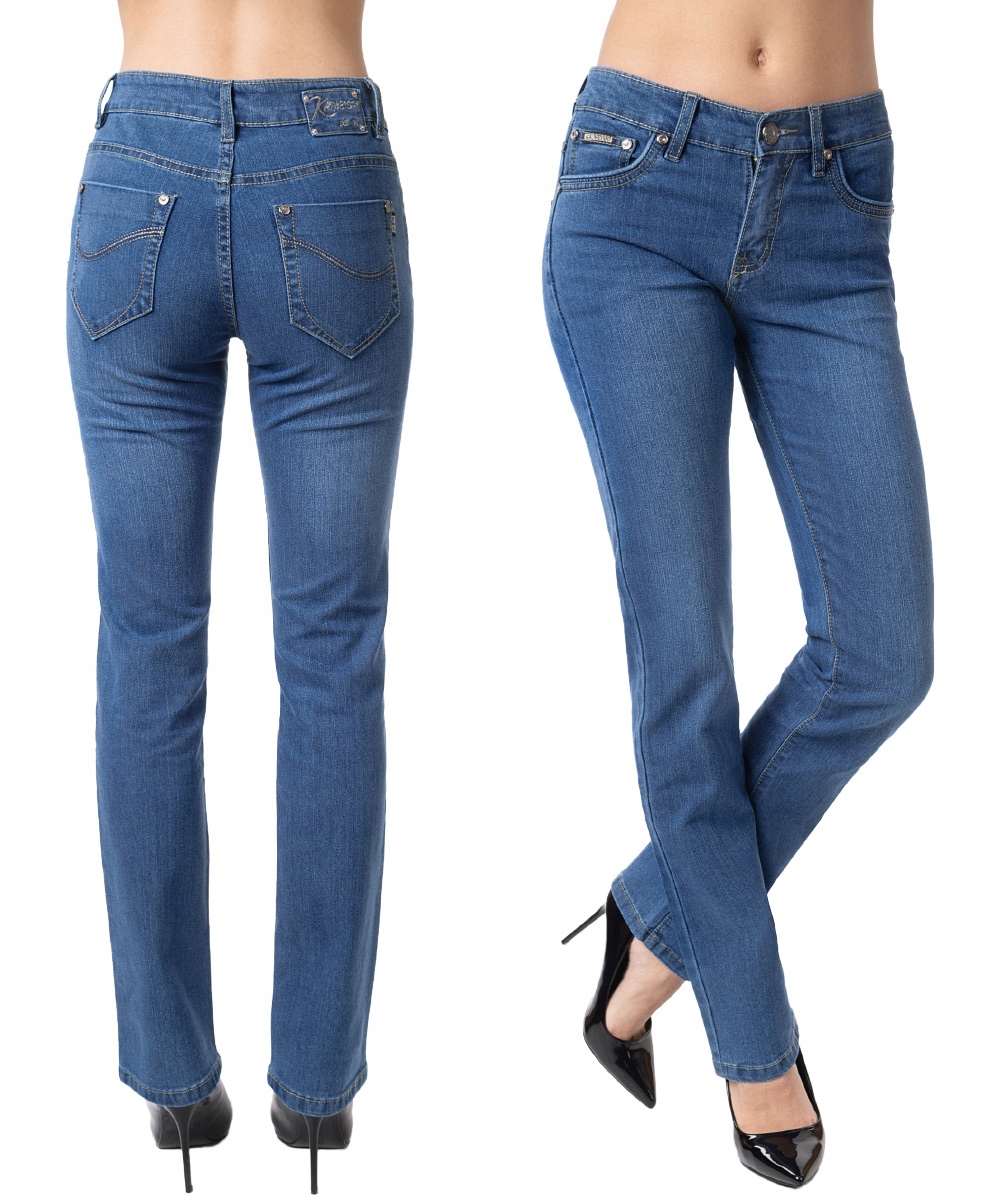 

Spodnie Damskie Jeans Niebieskie Strecz Kws 78 cm