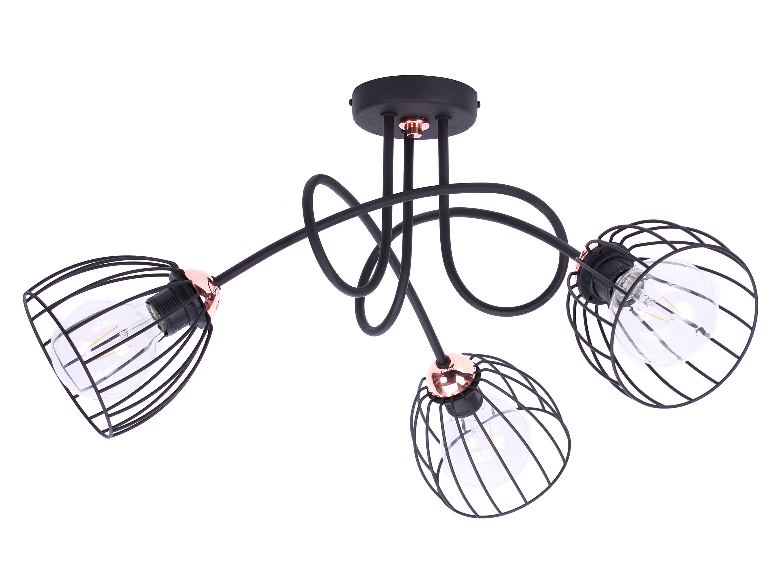 

Lampa Wisząca Sufitowa Loft Zwis Metalowa E27 Led