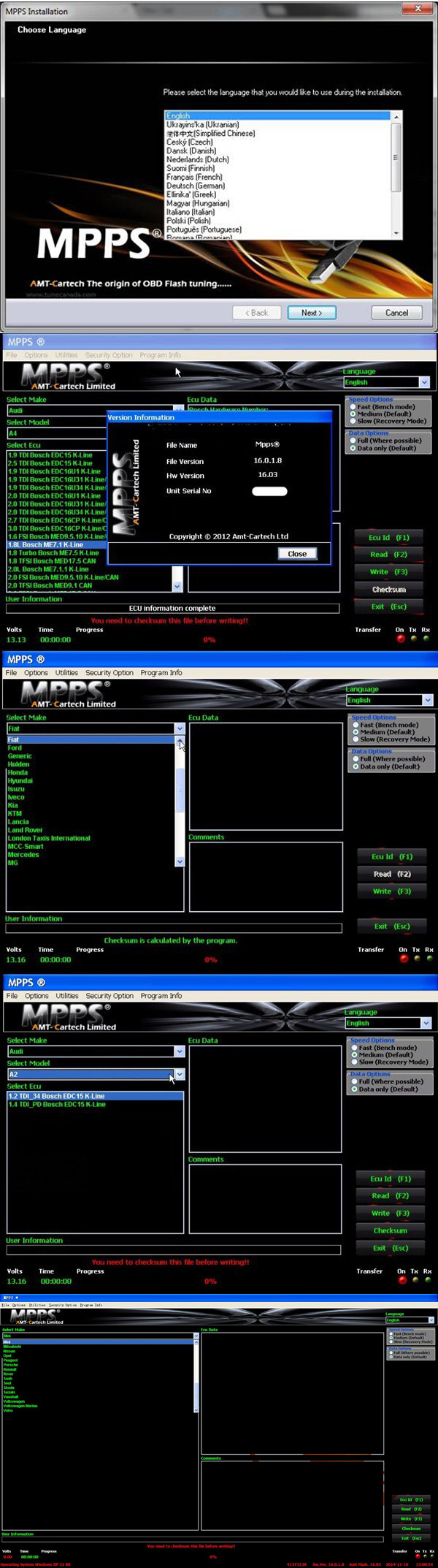 S-MPPS v18 CHIP TUNING OBD2 K+CAN + UDS DPF FAP Kod producenta GM