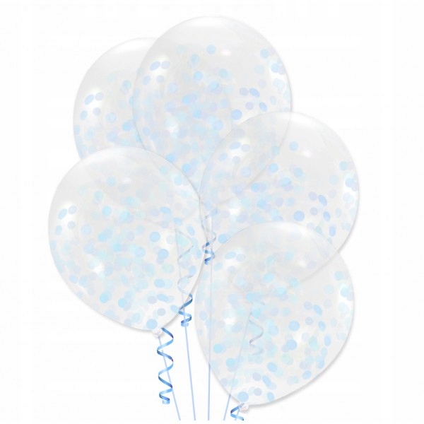 

Balony z konfetti roczek urodziny baby shower x10