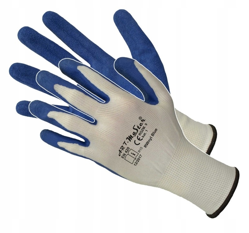 

Rękawice robocze powlekane lateksem rwnyl blue r11