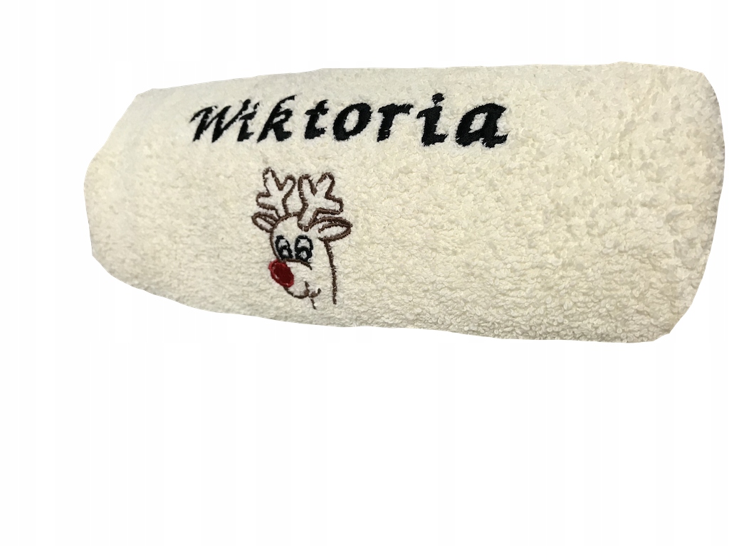 KOMPLET RĘCZNIKÓW Z HAFTEM IMIENIEM PREZENT ŚWIĘTA Informacje dodatkowe Wykonanie haftu w cenie